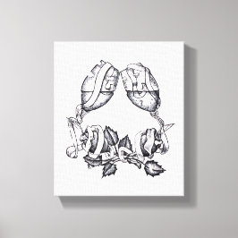 ASA CREATON West Virgina Canvas Afdruk