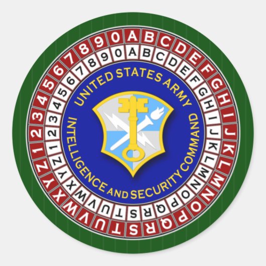 ASA CWINSCOM's Ronde Sticker (Voorkant)