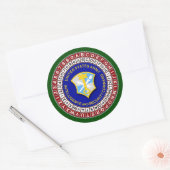 ASA CWINSCOM's Ronde Sticker (Envelop)