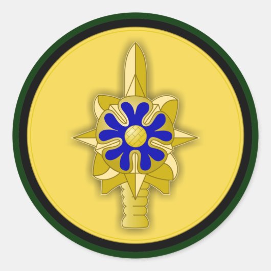 ASA messing 1 Ronde Sticker (Voorkant)