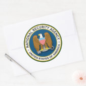 ASA 'MoM' s Ronde Sticker (Envelop)