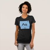 Asa Name Chemistry Element Periodieke Tabel T-shirt (Voorkant volledig)