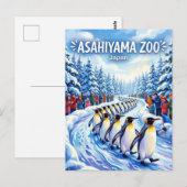 Asahiyama Zoo Japan Briefkaart (Voorkant / Achterkant)
