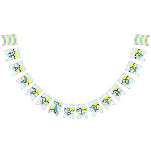 Asail HAPPY BIRTHDAY Vlaggetjes (Alle)