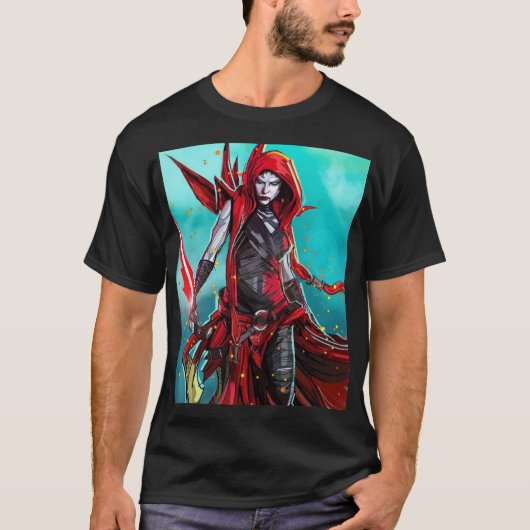 Asajj Ventress – Shadow Assassin of the Sith T-shirt (Voorkant)