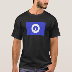 Asakawa Fukushima Japanse vlag T-shirt