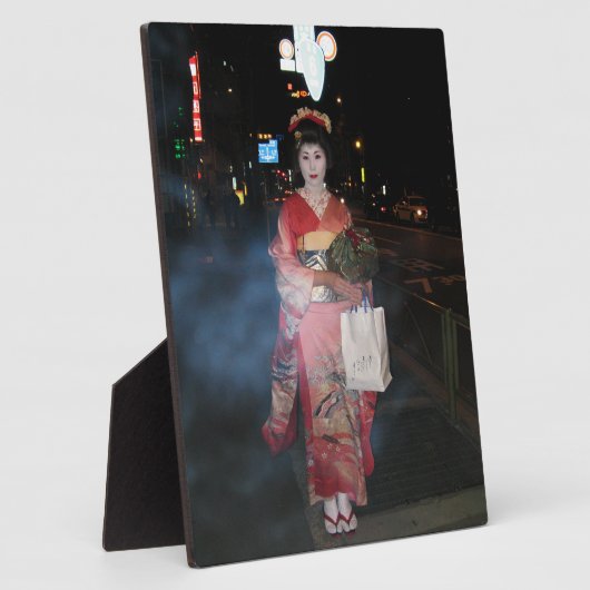 Asakusa Geisha Neo Tokio Fotoplaat (Zijkant)