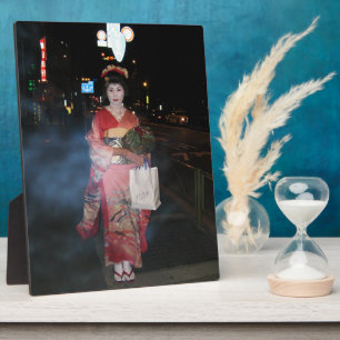 Asakusa Geisha Neo Tokio Fotoplaat