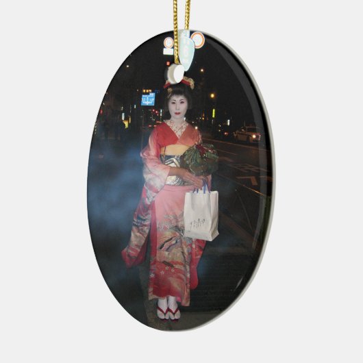 Asakusa Geisha Neo Tokio Keramisch Ornament (Links)