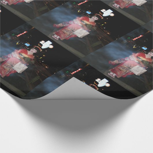 Asakusa Geisha Neo Tokyo Cadeaupapier (Hoek)