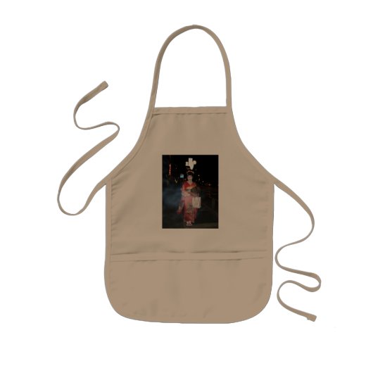 Asakusa Geisha Neo Tokyo Kinder Schort (Voorkant)