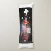Asakusa Geisha Neo Tokyo Lichaamskussen (Achterkant (Verticaal))