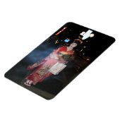 Asakusa Geisha Neo Tokyo Magneet (Linkerzijde)