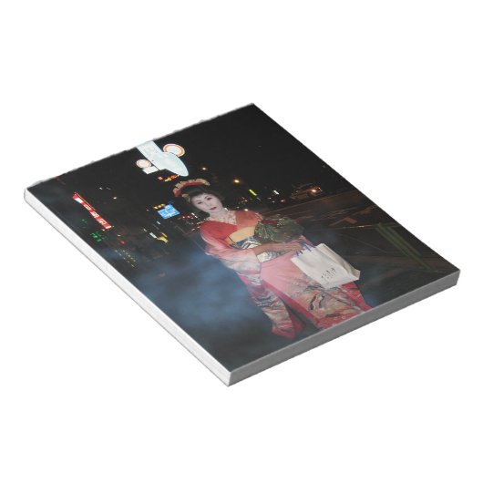 Asakusa Geisha Neo Tokyo Notitieblok (Schuin)