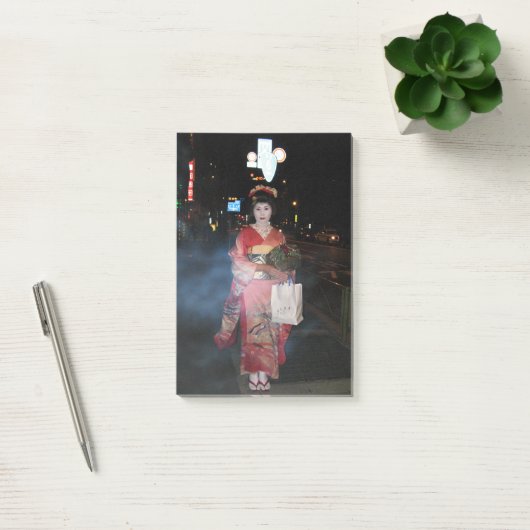 Asakusa Geisha Neo Tokyo Post-it® Notes (Kantoor)