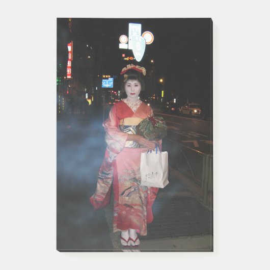 Asakusa Geisha Neo Tokyo Post-it® Notes (Voorkant)