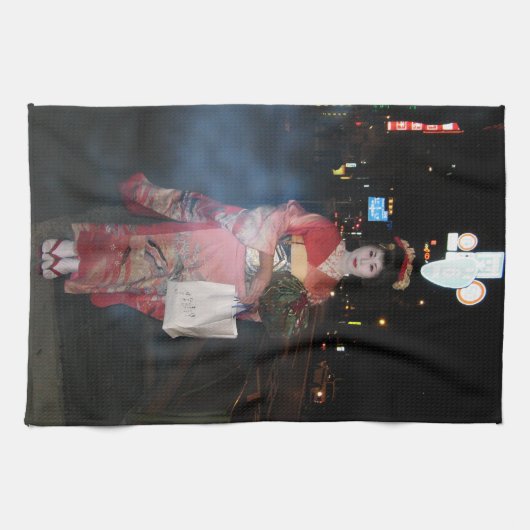 Asakusa Geisha Neo Tokyo Theedoek (Horizontaal)