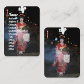 Asakusa Geisha Neo Tokyo Visitekaartje (Voorkant / Achterkant)