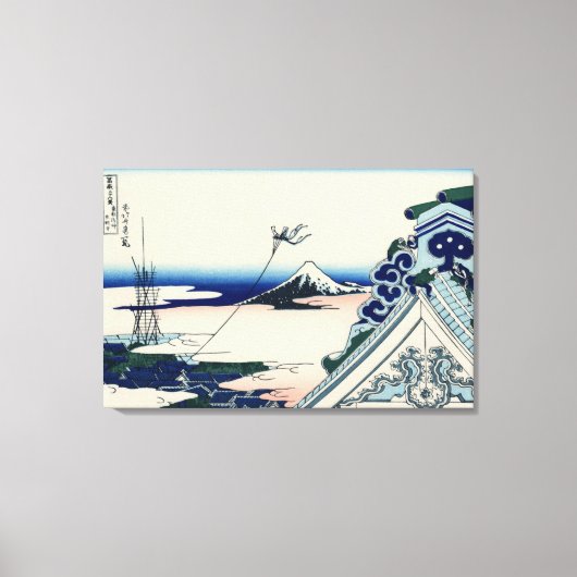 Asakusa Honganji Temple in de oostelijke hoofdstad Canvas Afdruk (Voorkant)