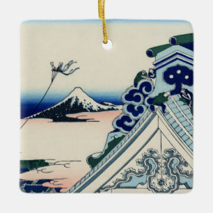 Asakusa Honganji Temple in de oostelijke hoofdstad Keramisch Ornament