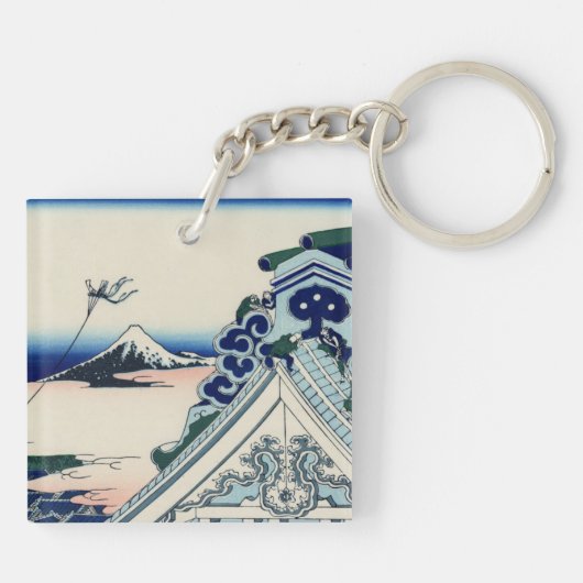 Asakusa Honganji Temple in de oostelijke hoofdstad Sleutelhanger (Achterkant)