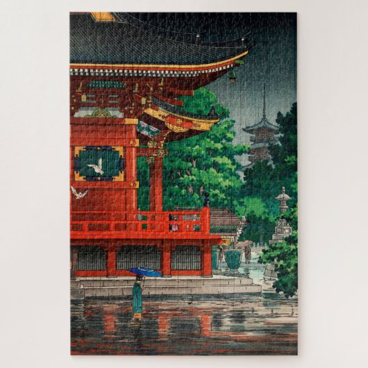 Asakusa Kannondo Temple van Tsuchiya Koitsu Legpuzzel (Verticaal)