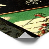 Asakusa Ricefields Utagawa Hiroshige 1857 Poster (Hoek)