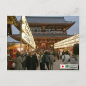 Asakusa Temple Gate Briefkaart (Voorkant)