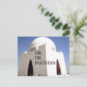 Asallam O Alaikum Hakunamatata Pakistan-kaart Briefkaart (Staand voorkant)