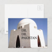 Asallam O Alaikum Hakunamatata Pakistan-kaart Briefkaart (Voorkant / Achterkant)