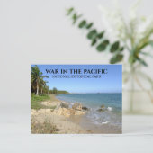 Asan Beach War in Pacific National HP Briefkaart (Staand voorkant)