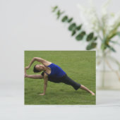 Asana yoga briefkaart (Staand voorkant)