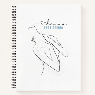 Asana yoga studio notitieboek