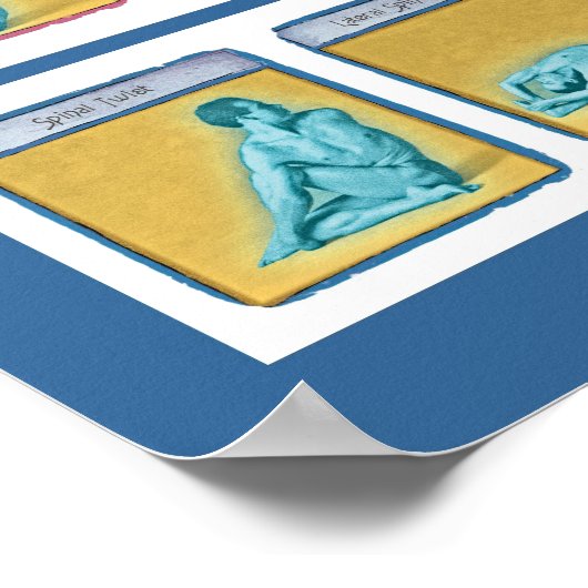 Asanas, Niveau 1 Poster (Hoek)