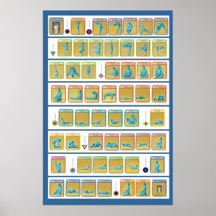 Asanas, Niveau 1 Poster