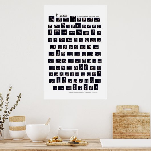 Asanas Poster (Keuken)