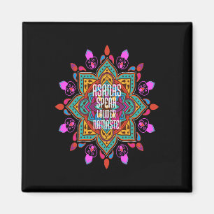 Asana's stromen sterker met levendig Mandala Namas Magneet