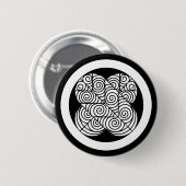 Asano havikveren ronde button 5,7 cm (Voorkant /achterkant)