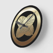 asano kamon familieklok ronde klok (Hoek)