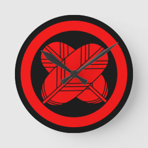 asano kamon familieklok ronde klok