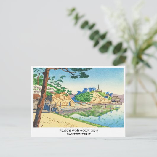 Asano Takeji, Uitzicht van Wakayama Wakanoura art Briefkaart (Staand voorkant)