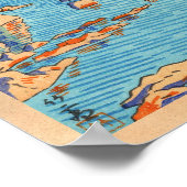 Asano Takeji Uitzichten van Wakayama Kinomastushim Poster (Hoek)