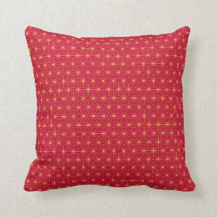 Asanoha Geometric laat de traditionele Japans vall Kussen