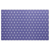 Asanoha Geometric Stars Dark Blue Stof (Fat Quarter)