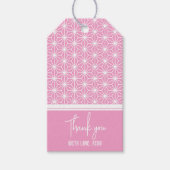 Asanoha | Japans KIMONO patroon Cadeaulabel (Voorkant)