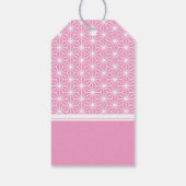 Asanoha | Japans KIMONO patroon Cadeaulabel (Achterkant)