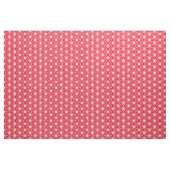 Asanoha Stijl - Wit op Rode e6001c Stof (Yard (91,4 cm))
