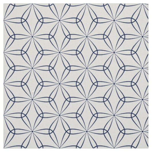 Asanoha Style 02 - Dark Blue Indigo 001744 Stof (Swatch)