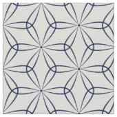 Asanoha Style 02 - Dark Blue Indigo 001744 Stof (Close Up)