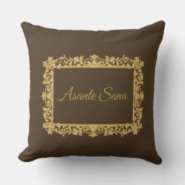 Asante Sana Espresso & Tan Omkeerbaar – Verguld Fr Kussen